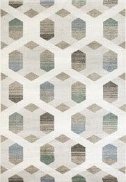 Dynamic Rugs AVENUE 3403-6141 Ivory and Blue and Multi